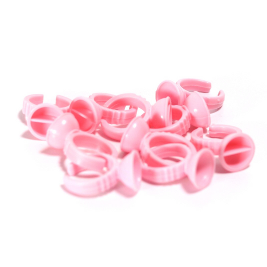 Lijmringen 20 stuks - Roze